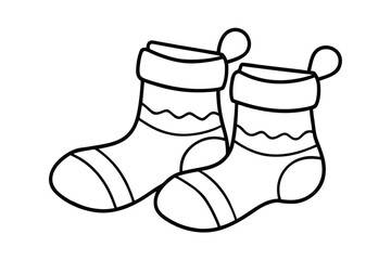 Childrens Colorful Christmas Socks