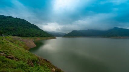 Reservoir and Landscape at Nakorn Nayok Thailand