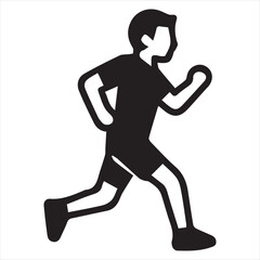 running man silhouette