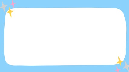 Simple design blank frame, cute frame for kids colorful and cheerful, invitation, notebook, postcard, cute frame, bookmark,certificate for kids and children in kindergarten or primary grades