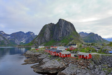 Fishing village at Hamnoy near Reine in the lofoten islands, Norway