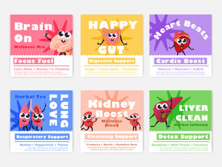 A label of various blends aimed at supporting organ health, including digestive, respiratory and detoxification support.