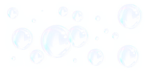 PNG, bubbles, circle, air, aqua design with 3D glossy effect. Blowing PNG bubbles on transparent background. Fun, clean Overlay for liquid, decorative, or abstract illustration use.