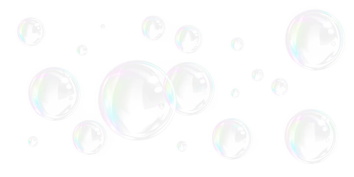 Soap, bubble, transparent, color, air — realistic PNG bubble with glossy finish. Transparent PNG Overlay perfect for floating 3D foam effects, detergent ads, or clean airy illustrations.