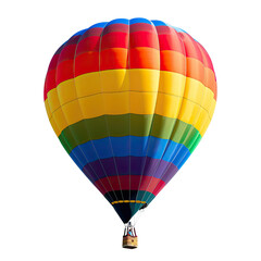 Colorful hot air balloon against black background (30)
