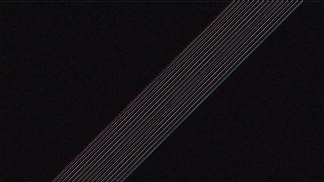 Abstract Glitch Lines: Dynamic Diagonal Motion Graphics