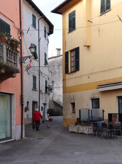 narrow street in the old town