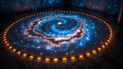 The artistic image of the universe model