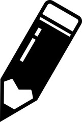 Black pencil icon PNG