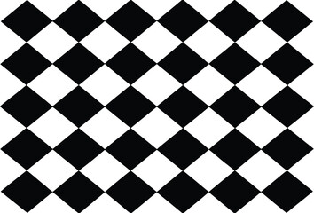 checkered squares in diagonal arrangement seamless silhouette vector