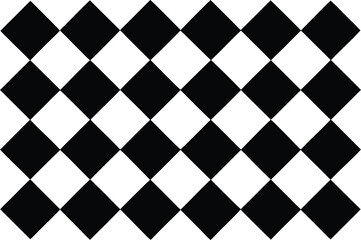 checkered squares in diagonal arrangement seamless silhouette vector