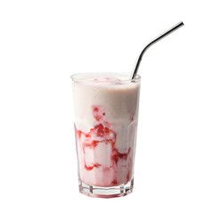 milkshake on a white backdrop