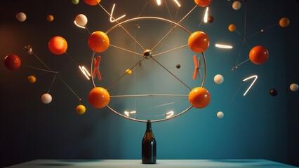 The artistic image of the universe model