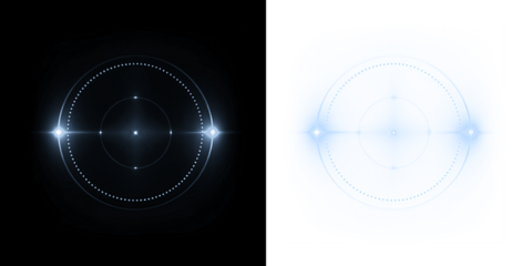 Glowing, ring, frame, neon, PNG — blue gradient PNG ring with light effect. Overlay for transparent photo frame, party glow background, or dynamic illuminated round shape design element.