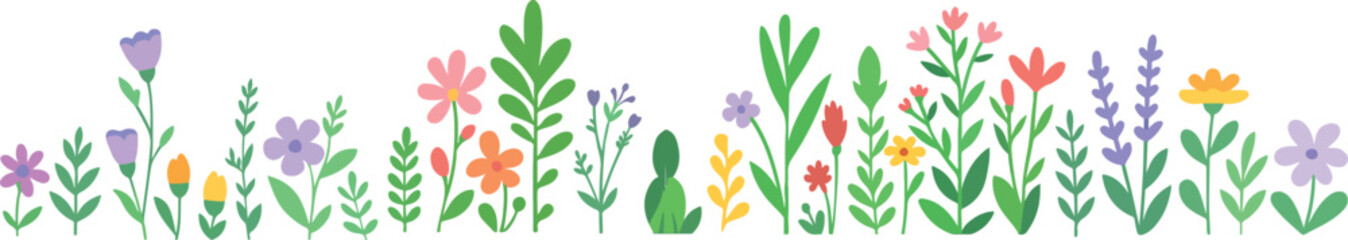 Fototapeta premium vector illustration of a flowers