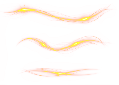 Abstract, curve, wave, yellow, line — stylish glossy PNG element with elegant twist. PNG Overlay on transparent background for tech visuals, flowing motion effects, or luxury design accents. - Powered by Adobe