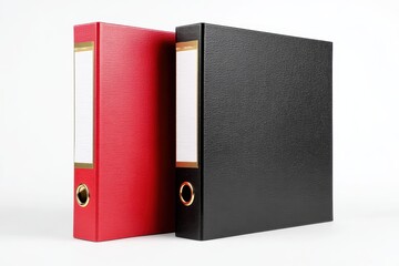 folder against a plain white backdrop