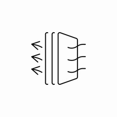 air filter purification icon sign vector