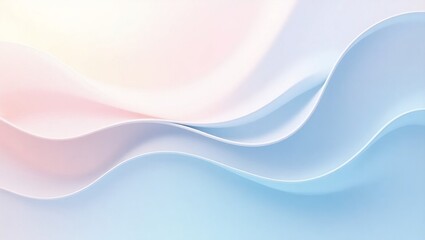Fototapeta premium Elegant Fluid Abstract Background in Pastel Blue and Pink 