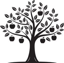 Obraz premium vector illustration of an abstract tree