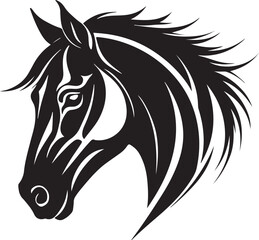 horse head silhouette