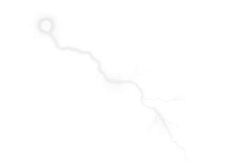 Bolt, lightning, electricity, light, power — striking PNG lightning bolt with fractal discharge. This transparent PNG Overlay is ideal for thunderstorm, energy flash or electrical effect design.