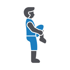 Leg exercise Vector Icon which can easily modify or edit