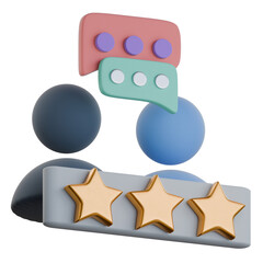 Conversion rate 3d icon colorful style