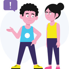 Resolving a Conflict Vector  illustration. EPS 10 file