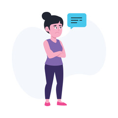 Sharing a Thought Vector  illustration. EPS 10 file