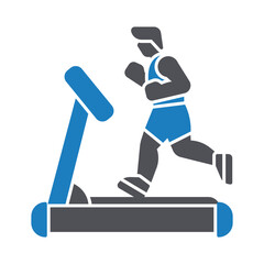 Exercise bike Vector Icon which can easily modify or edit