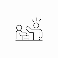 advice consultation people icon sign vector