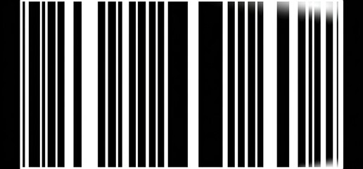 Black and white vertical bar code