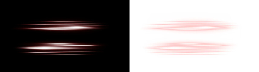 Light, beam, red, PNG, speed in a glowing abstract streak design. Includes high-quality PNG with transparent background, perfect for Overlay in motion effects, laser light shows, or energetic visual