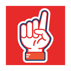 Number one hand