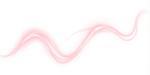 Red, abstract, wave, and glowing lines in smooth motion. Ideal PNG background or Overlay. This transparent PNG adds vibrant flow to banners, wallpapers, and headers.