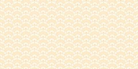 Chinese New Year Seamless Pattern. Beige elegant pattern for traditional Chinese New Year. Luxury Oriental Pattern. Hand Drawn geometric japanese vintage pattern design for banner, sale ads, poster