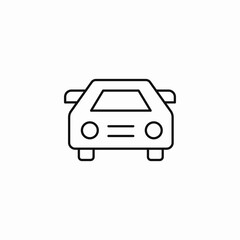 passenger car  icon sign vector