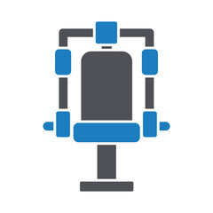 Cable machine Vector Icon which can easily modify or edit