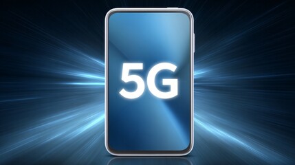 5g technology connection smartphone data explosion wireless network high-speed internet system digital environment