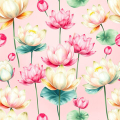 seamless pattern with roses