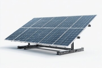 Solar panel array on a metal stand (1)