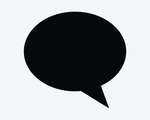 Speech Bubble Conversation Text Message Talk Talking Discussion Opinion Discuss Dialogue Comment  Icon Sign Symbol Black White Illustration Graphic
