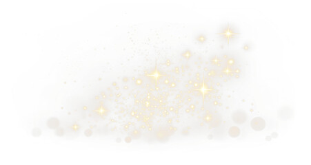 Overlay, nature, fire, light, bokeh golden PNG sparkle. Gold particles craft a PNG burst on transparent background—an Overlay effect for vibrant celebration designs and festive.