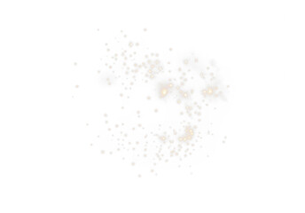 Sparkling gold particles on a transparent PNG. Ideal for festive projects, Christmas decorations, luxury design, and elegant visual overlays. Bestseller for seasonal content.