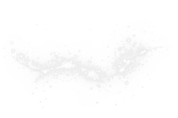 Magical, ray, starry, swirl, glittering — festive white PNG with sparkling dust and twinkle light...