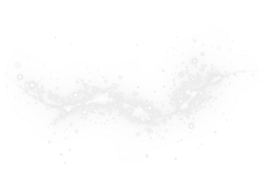 Magical, ray, starry, swirl, glittering — festive white PNG with sparkling dust and twinkle light particles. PNG Overlay with transparent glow, perfect for abstract holiday design.