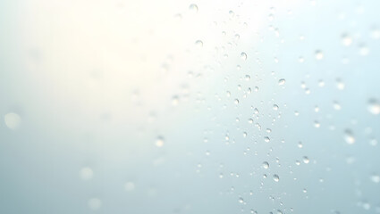 Frosted glass texture with condensation droplets