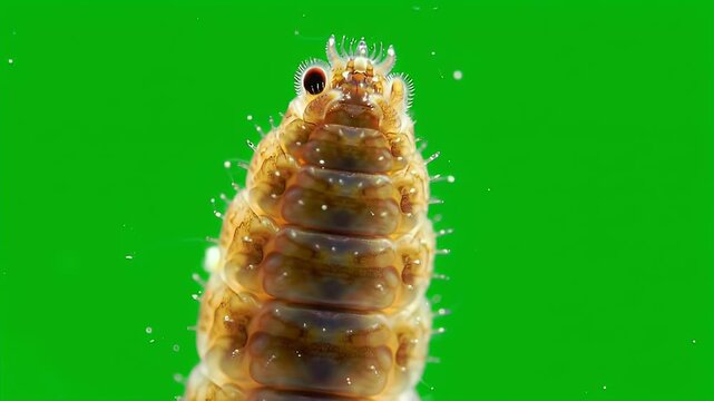 Caddisfly Larva Macro: Aquatic Insect Life Cycle