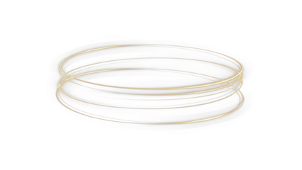 Gold, swirling, magic, ring, light spin in a dynamic PNG. This radiant PNG Overlay creates a transparent glow for fantasy sparkle or halo light effects in magical visual compositions.